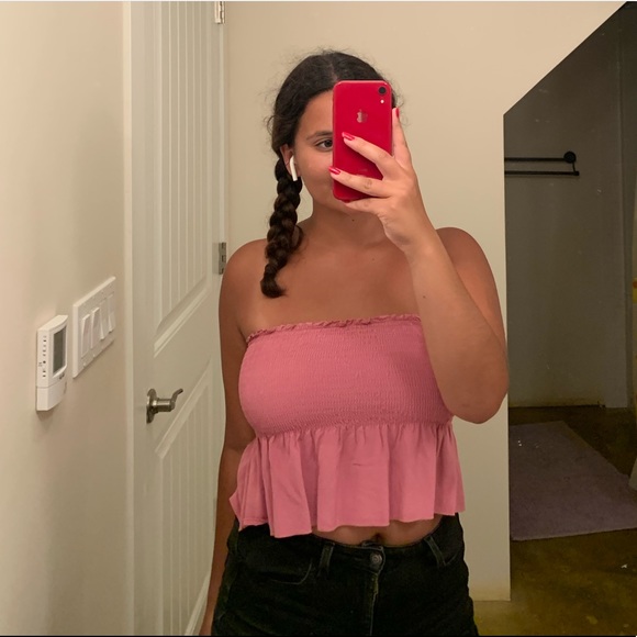 GARAGE Ruffle/tube top - Picture 2 of 2